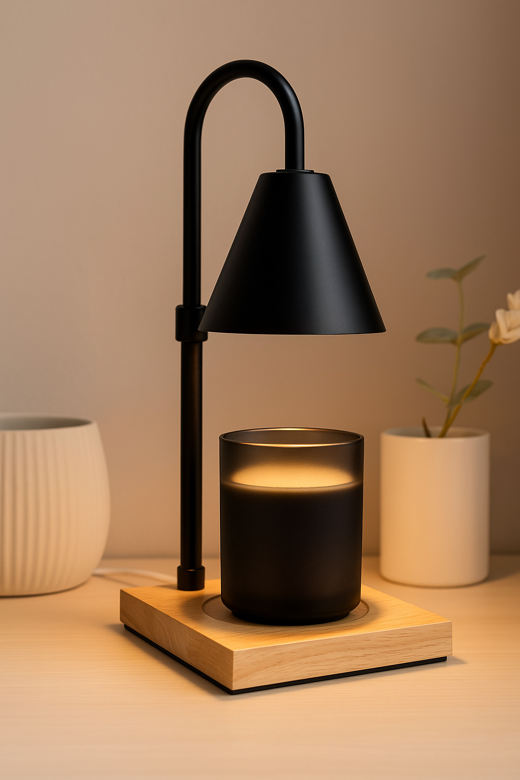 Lámpara Calentadora de Velas – Ambiente acogedor y elegante